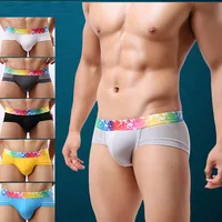 

Factory Wholesale Sexy Boy Man U Convex Pouch Shorts Men's Male Modal Comfortable Briefs Underwear,Panties Underpants Plus Size