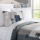 light weight quilt printed polyester filling bedding set.