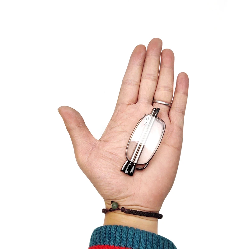 Mini folding reading glasses magnifying glasses Stainless steel frame folding glasses with case
Mini folding reading glasses magnifying glasses Stainless steel frame folding glasses with case