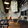 European big modern ceramic fish decorative chandelier for restaurant
