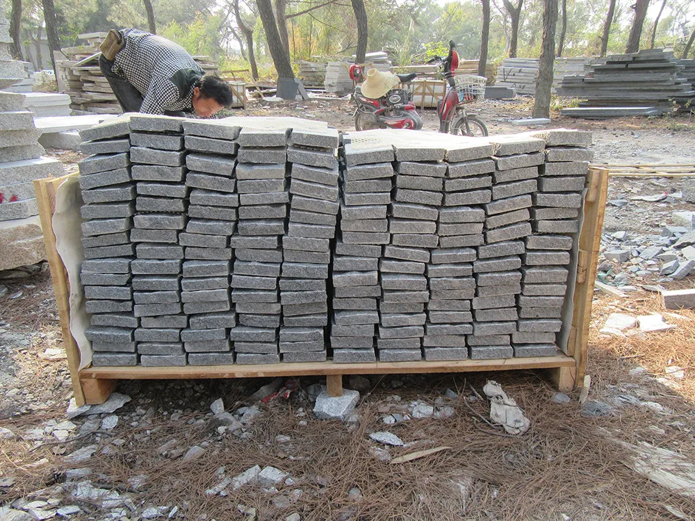 Padang G654 Gelap Gelap Grey Jenis Granit Paving Stone Buy Jenis