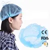 Double/Single Elastic Doctors Nurses Protective Clip Cap Disposable Mob Caps Nonwoven PP Round Hat