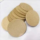 Round Unfinished 1.5" Wood Cutout Circles Chips for Arts & Crafts Projects, Board Game Pieces