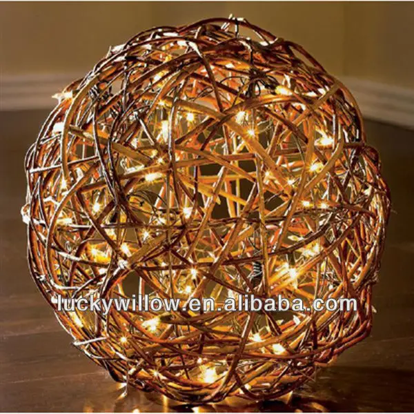 Wholesale Waterproof Large Wicker Ball With Led Light Buy Wicker