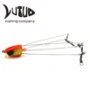 YUTUO Spinning Fishing Lure 7.87 Inches 3D Eyes Fishing Trolling Foam Lure Umbrella Rig