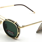 Clip on vintage sun glasses new arrivals fashion UV 400 polarized magnetic sunglasses for men