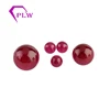 Provence Gems Loose Stone 5# Ruby Red Color Round Ball Beads Stones Synthetic Corundum Ruby Ball Wholesale