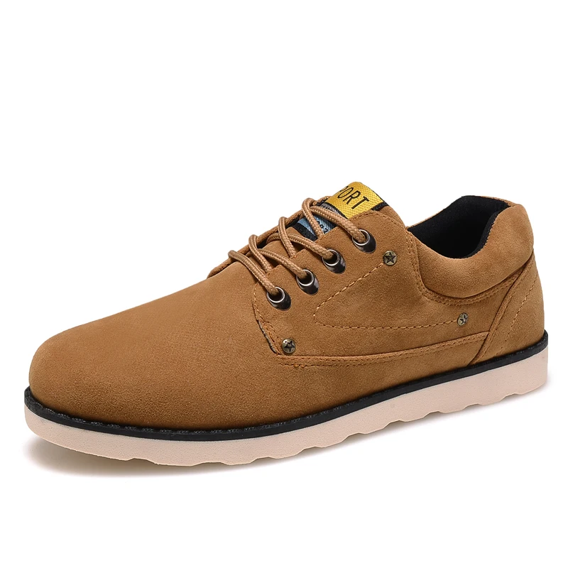 2015 Brand Casual Cow Leather Shoe For Men Comfortable Suede Flats Fashion Men Winter Leather Shoes Male Shoe zapatos
