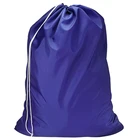 Wholesale colors cheap large polyester wash drawstring laundry bag