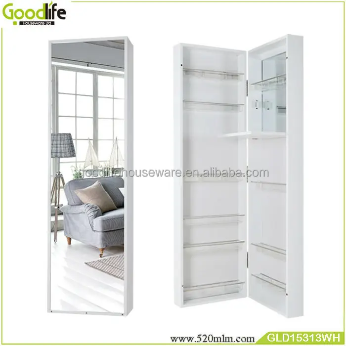 door ganging or wall mounted makeup storage cabinet with dressing mirror,  view makeup storage cabinet, goodlife product details from shenzhen  goodlife