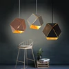 Best selling Nordic Style Hanging Lighting Polygon Unique Design pendant lamp for decorative commercial led pendant lighting