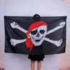 Custom Halloween Caribbean Pirates Outdoors Flag