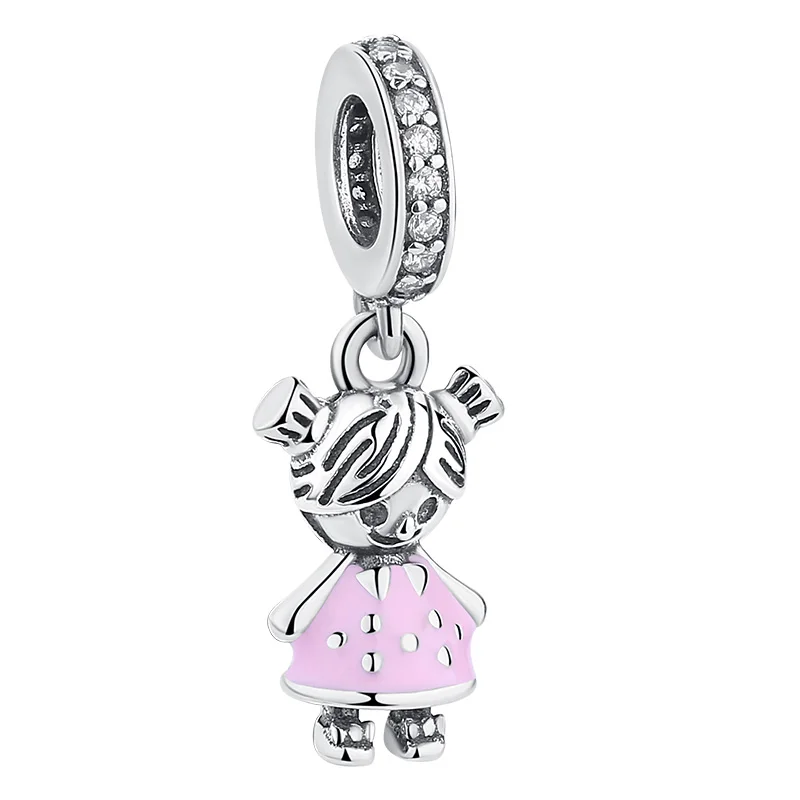 Jewelry Making Supplies 100% 925 Sterling Silver Charms with Little Girl Charm Bead for Original Bracelet Making
Jewelry Making Supplies 100% 925 Sterling Silver Charms with Little Girl Charm Bead for Original Bracelet Making