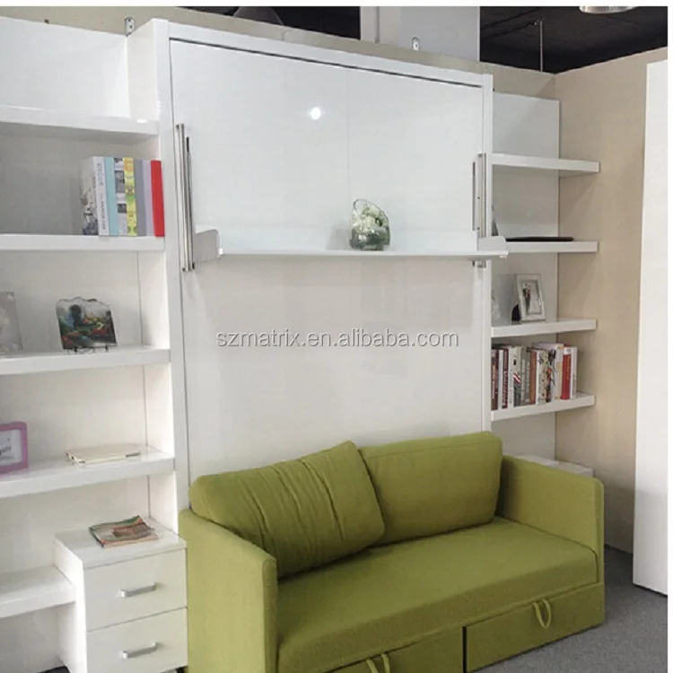 Alibaba Manufacturer Directory Suppliers Manufacturers Exporters Chinese Whole Home Furniture Living Room Sofa Wall Bed With Bookshelf Murphy