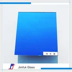 Optical tempered glass stained glass wall panel