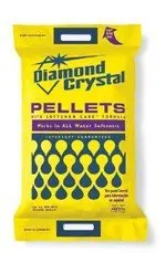 Diamond Crystal Water Softener Salt -Diamond Crystal Pellets with Softener Care Formula