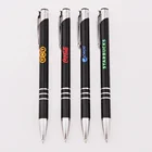2018 new items writing instruments wholesale for promotion custom colorlaser logo metal ball point pen