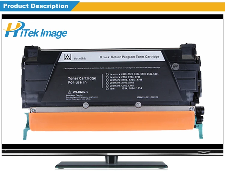 chinese supplier Compatible Lexmark C746 Toner Cartridge FOR C748 X746 X748 C746H2KG X746H2KG C746A1CG X746A2CG