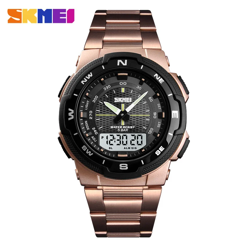 SKMEI Men Watch Fashion Quartz Sports Watches Stainless Steel Mens Watches Top Brand Luxury Business Waterproof Wrist Watch Men
SKMEI Men Watch Fashion Quartz Sports Watches Stainless Steel Mens Watches Top Brand Luxury Business Waterproof Wrist Watch Men