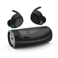 

Bluetooth Headset, Wireless Earphones V5.0 Lightweight Sweatproof Headphones with In-ear Earbuds, Noise Cancelling Mic and Hands