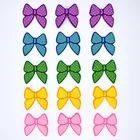 Stock Plastic Bowknot Big Shoe Charms For Bracelet Ornament Clips XH-69B