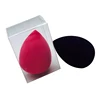 Custom Logo Shaped 3d Beauty Black Christmas Tree Cleaning Cosmetic Makeup Sponge