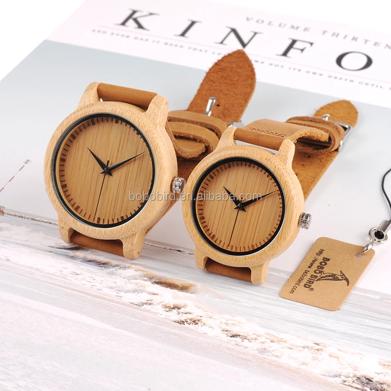 Best Gift BOBO BIRD Fashion Casual Leather Bracelet Watch Men Women Quartz Bamboo Watch Relogio Feminino, Light brown
Best Gift BOBO BIRD Fashion Casual Leather Bracelet Watch Men Women Quartz Bamboo Watch Relogio Feminino, Light brown