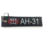 Gift Environmental Protection Customization Superior Quality Cute Fabric Key Tag Flash Keychain