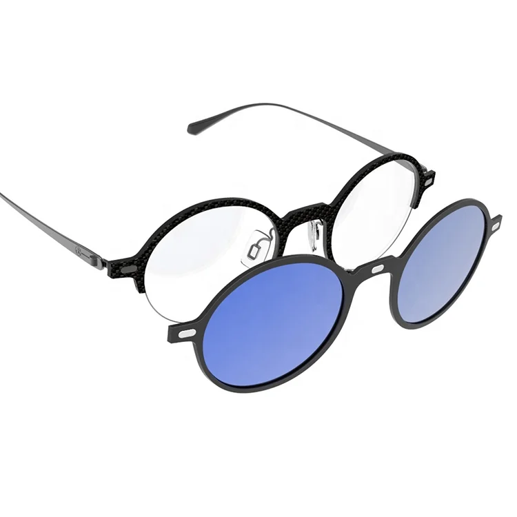 2020 Unique Design Optical Carbon Fiber Eyeglass Frames With Clip-On Lens For Unisex GK666, Shown
2020 Unique Design Optical Carbon Fiber Eyeglass Frames With Clip-On Lens For Unisex GK666, Shown