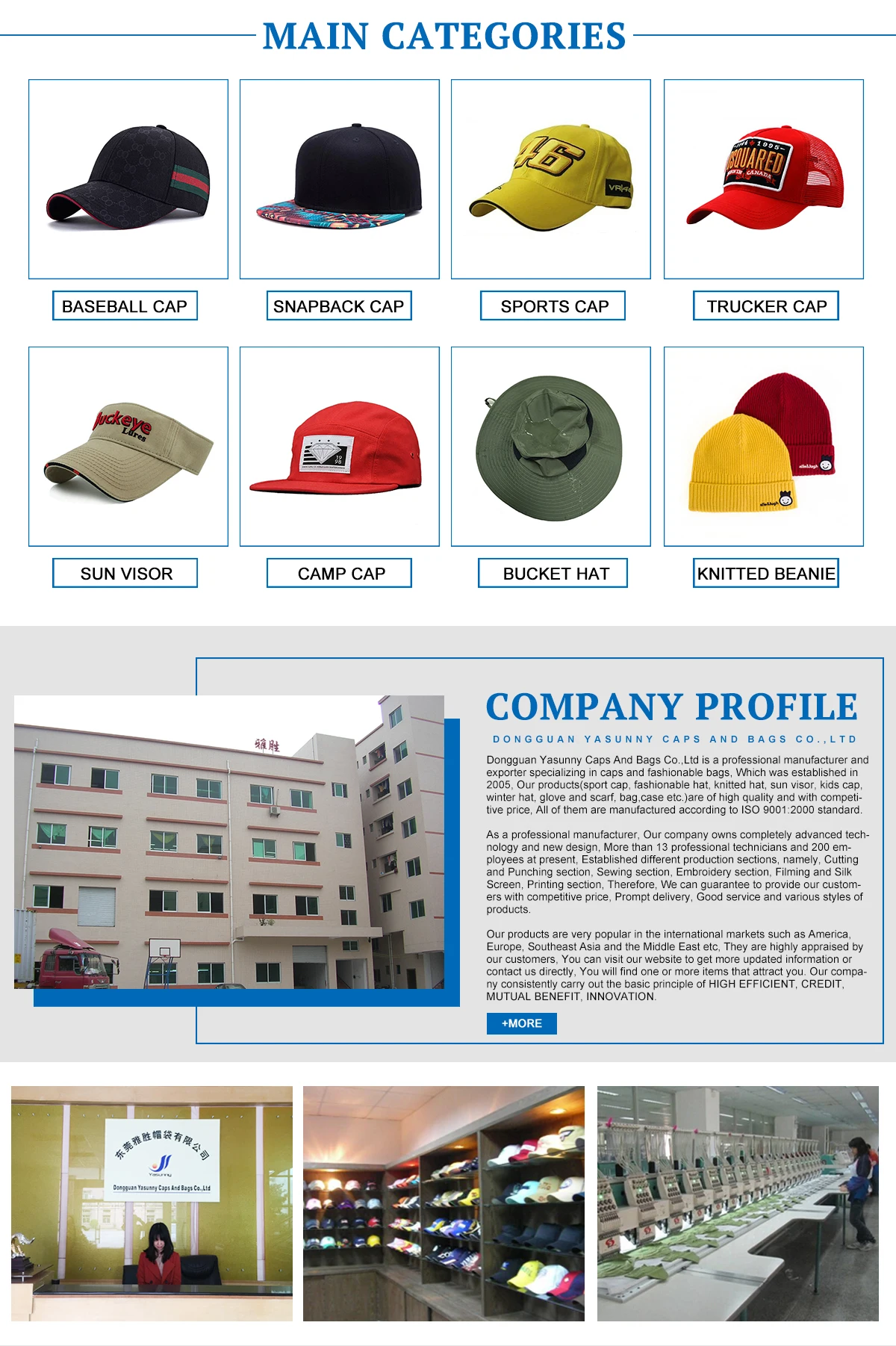 custom caps company