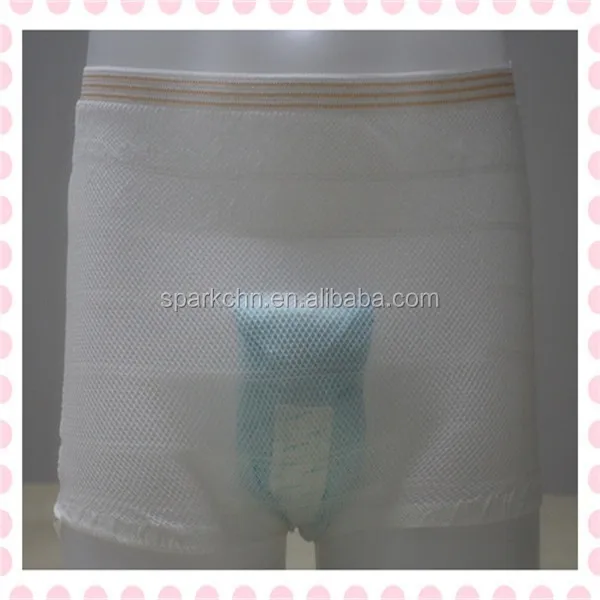 comfortable and soft incontinence hospital women disposable mesh panties