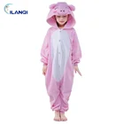 Cute Pink Pig Pajamas Animal Kids Christmas Onesie With Good Price