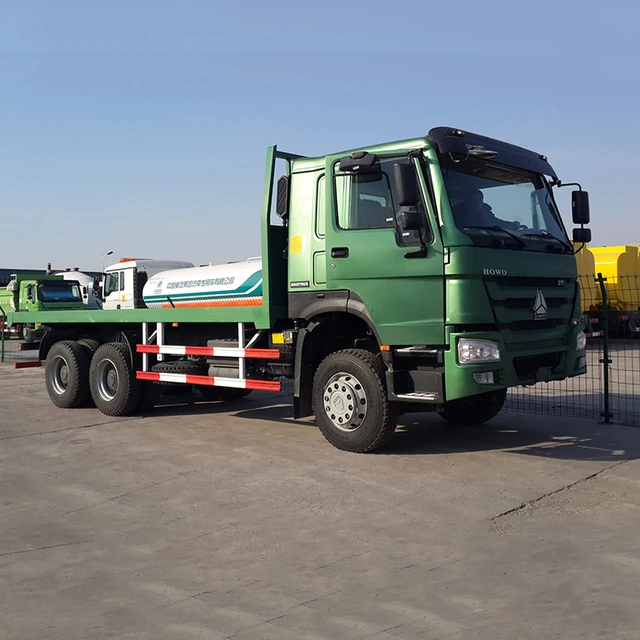 sinotruk direct factory supply container carry flatbed truck