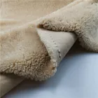 Spongee flame composite Suede leather jacket plush imitation faux fake fur