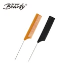 Professional Quality Stainless Steel Pin Tail Hair Salon Flattopper Comb