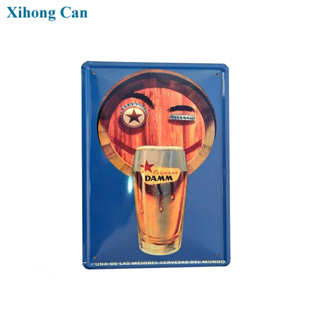 new promotional nice custom gift vintage metal tin sign