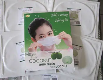 Nata de coco sheet for mask
