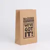 HJ117 wholesale simple retail small recyclable kraft paper bag without handles