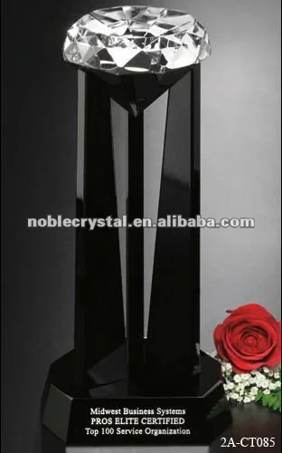 Jóia Da Coroa de Diamante Top Troféu de cristal como Presente Do negócio