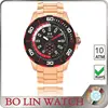 rose gold watch, dive automatic watch, dive watch ceramic bezel