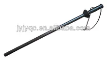 High strength lightweight anti riot police rubber baton