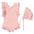 One piece Lovely Kids bikini children Summer Bathing Suits baby girl swimsuit