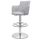 handle back living room mini bar furniture design bar stool with chrome base