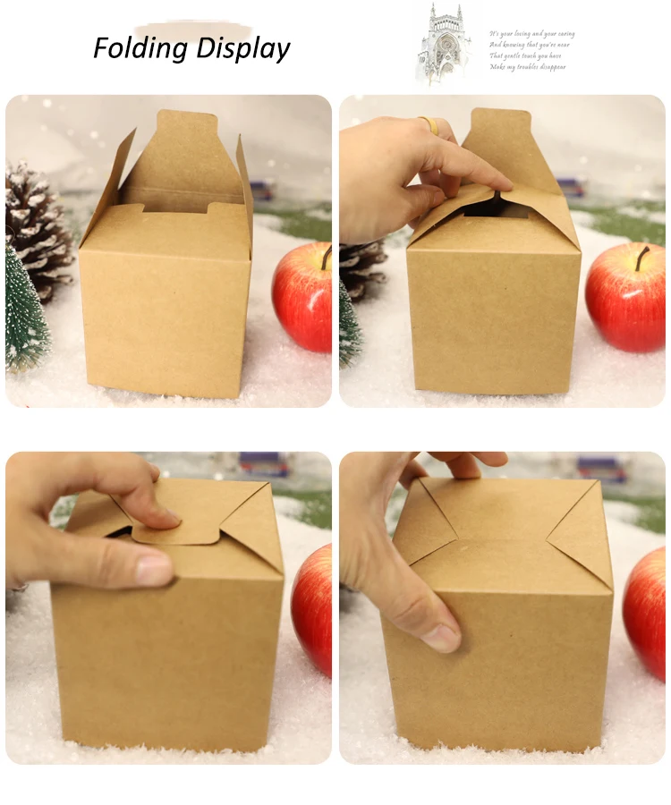 House Shape Candy Box Gift Box For Christmas Christmas Candy/Cookie Boxes