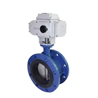 2 inch Ductile Iron Electric Motorized Flow Control Butterfly Valve
