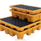 drum storage oil spill drum containment anti spill pallet for chemical spill response