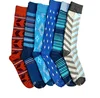 High quality solid color man breathable dress socks