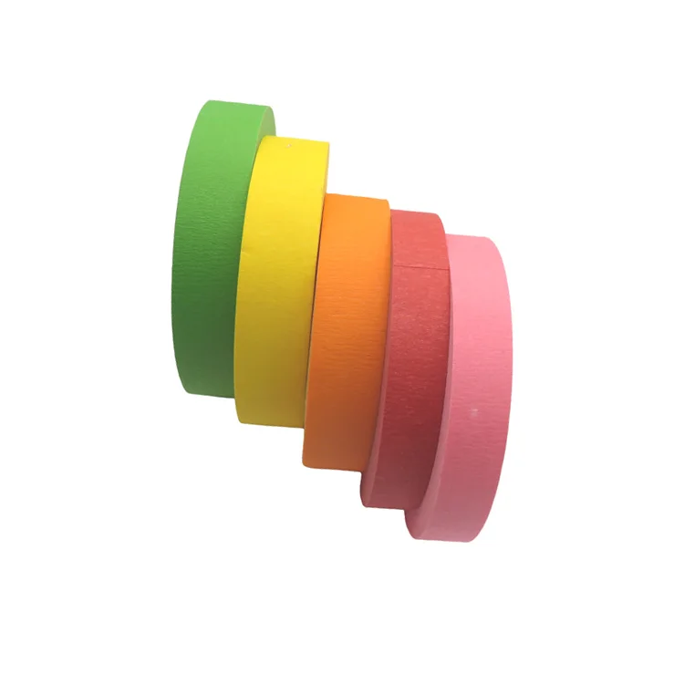 Free Sample LOW MOQ UV Resistance 24mm/36mm/50mm Decoration Masking Paper Washi Tape Custom Printed