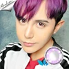 New Arrival Twinkle Pink Colour Illuminative Boy Man Contact Lenses Plano for Sale