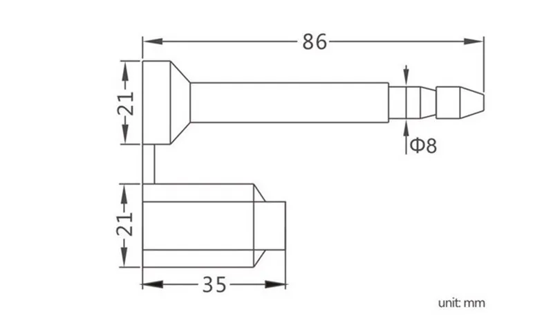 tamper proof security seal lock for container